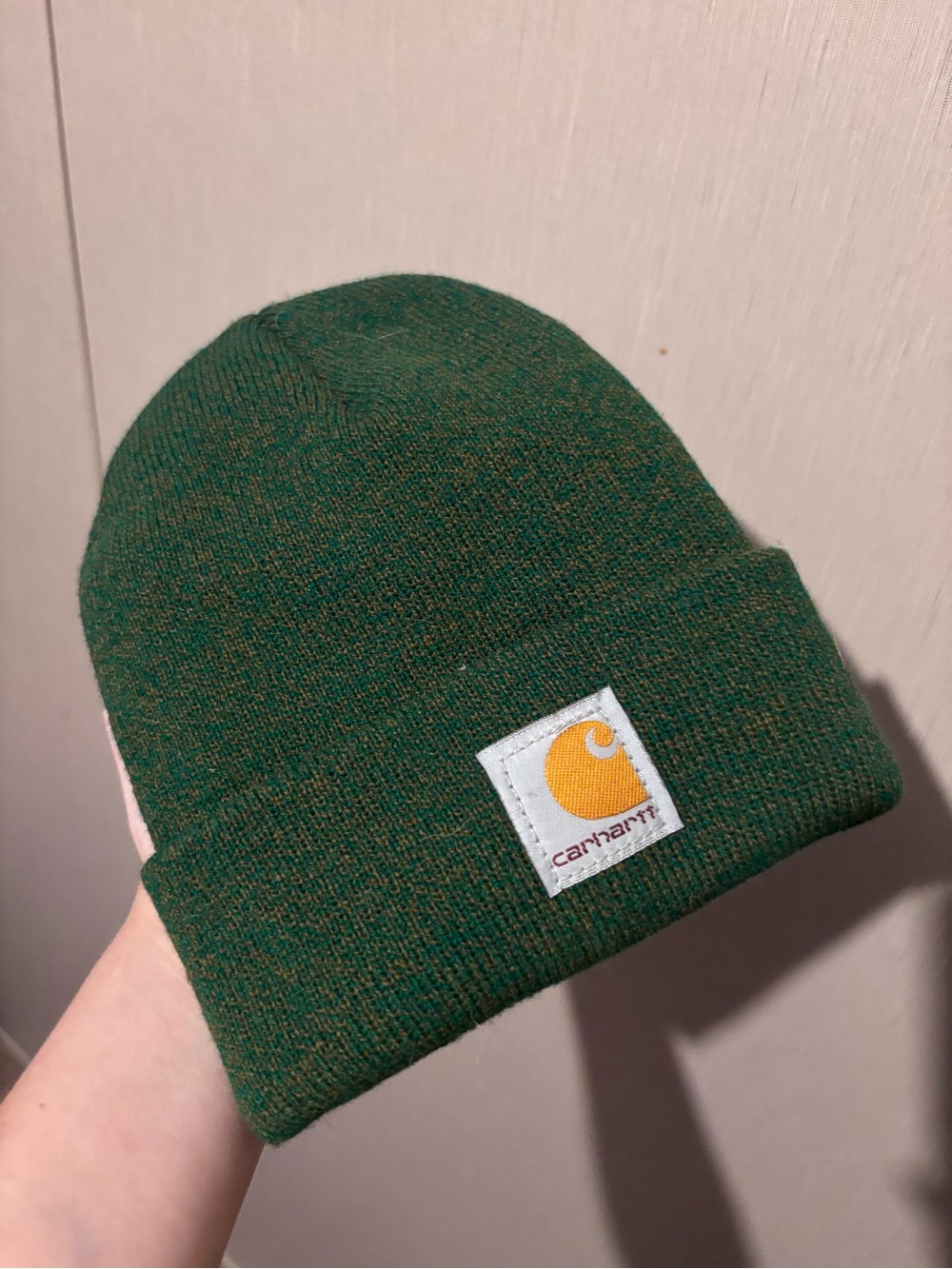 Carhartt Green Knit Cuffed Beanie toddle